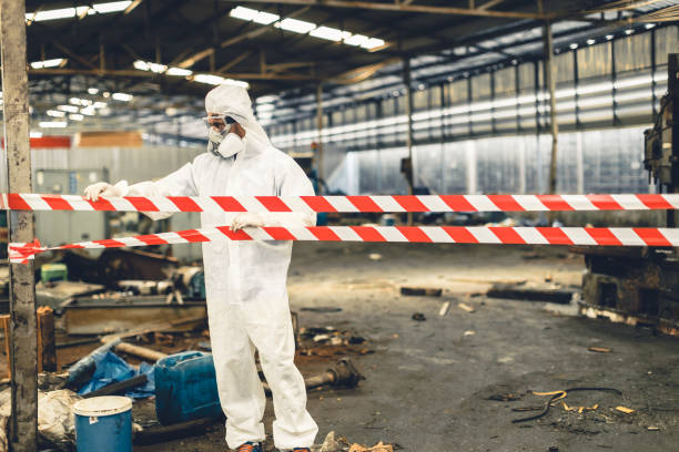 Professional Infectious Disease Decontamination technician working in Shelbyville, MI